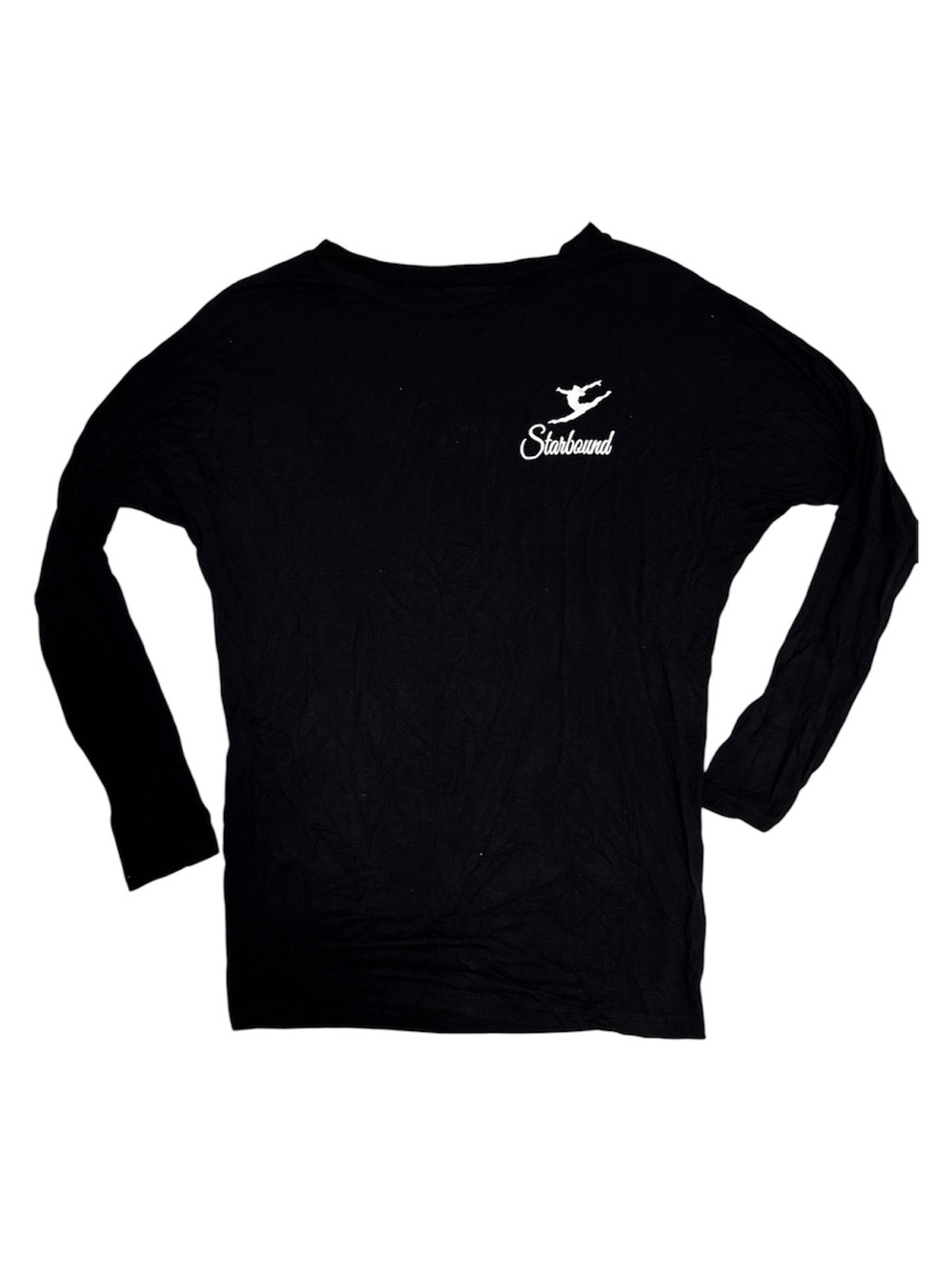 Boxercraft Starbound Black Long Sleeve Shirt Top Medium - New